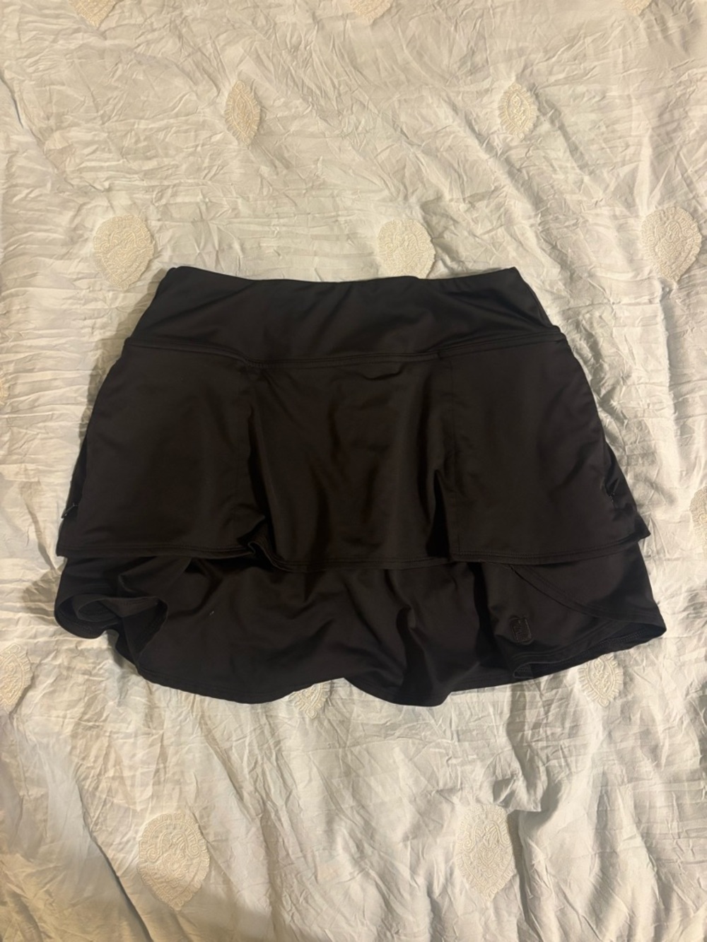FootJoy Black Womens Active Skort - Classic Layered Design